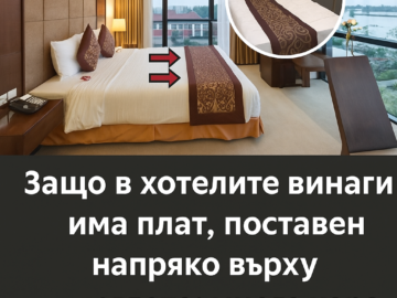 Защо в хотелите винаги има плат, поставен напряко върху леглото: много хора не знаят за какво служи той