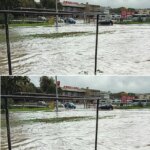 Мощен порой удави този наш град току що, всичко е под вода.