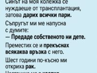 Синът ми почина на 16 години. В спестовната му сметка за обучение имаше 100 000 евро. Синът на моя колежка се нуждаеше от трансплантация, затова дарих всички пари. Съпругът ми ме напусна с думите: