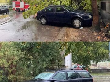 Започна се! Мощна стихия помля този град