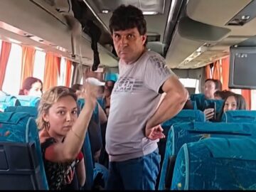 Скандал с Рая Пеева в автобуса: Тя псува шофьора, той ѝ удари шамар (ВИДЕО)