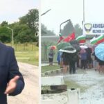 Напрежение в Безмер! Хората излязоха с голи гърди срещу НАТО и Тръмп! Развяха червеното знаме със сърп и чук на СССР