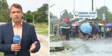 Напрежение в Безмер! Хората излязоха с голи гърди срещу НАТО и Тръмп! Развяха червеното знаме със сърп и чук на СССР